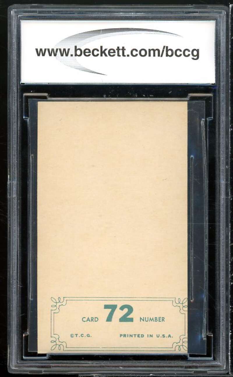 Jack Kralick Card 1965 Topps Embossed #72 BGS BCCG 7 Image 2