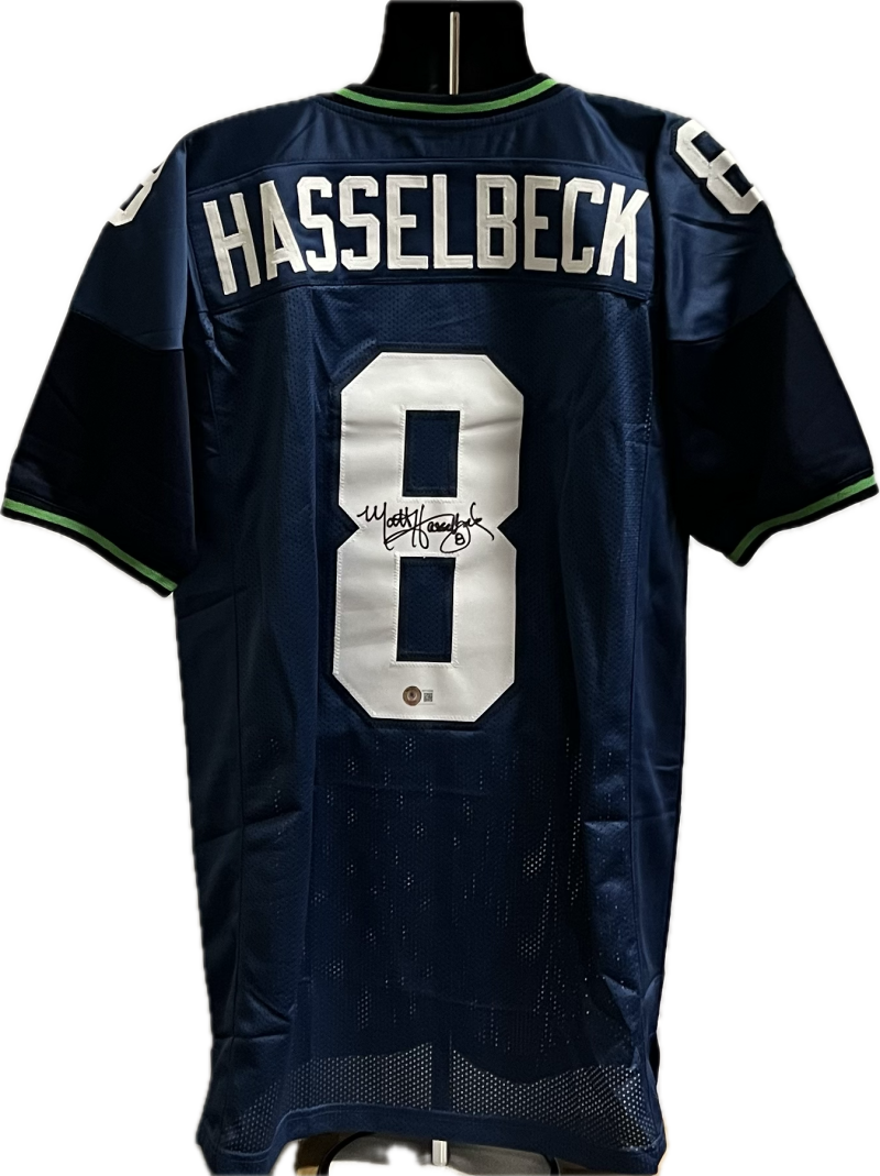 Matt Hasselbeck Autograph Signed  Seahawks Jersey BAS Authentic   Image 1