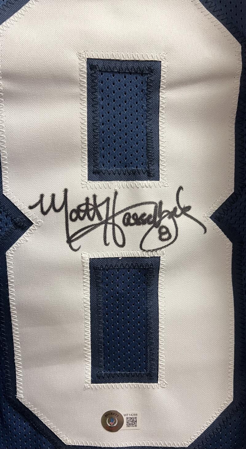 Matt Hasselbeck Autograph Signed  Seahawks Jersey BAS Authentic   Image 3