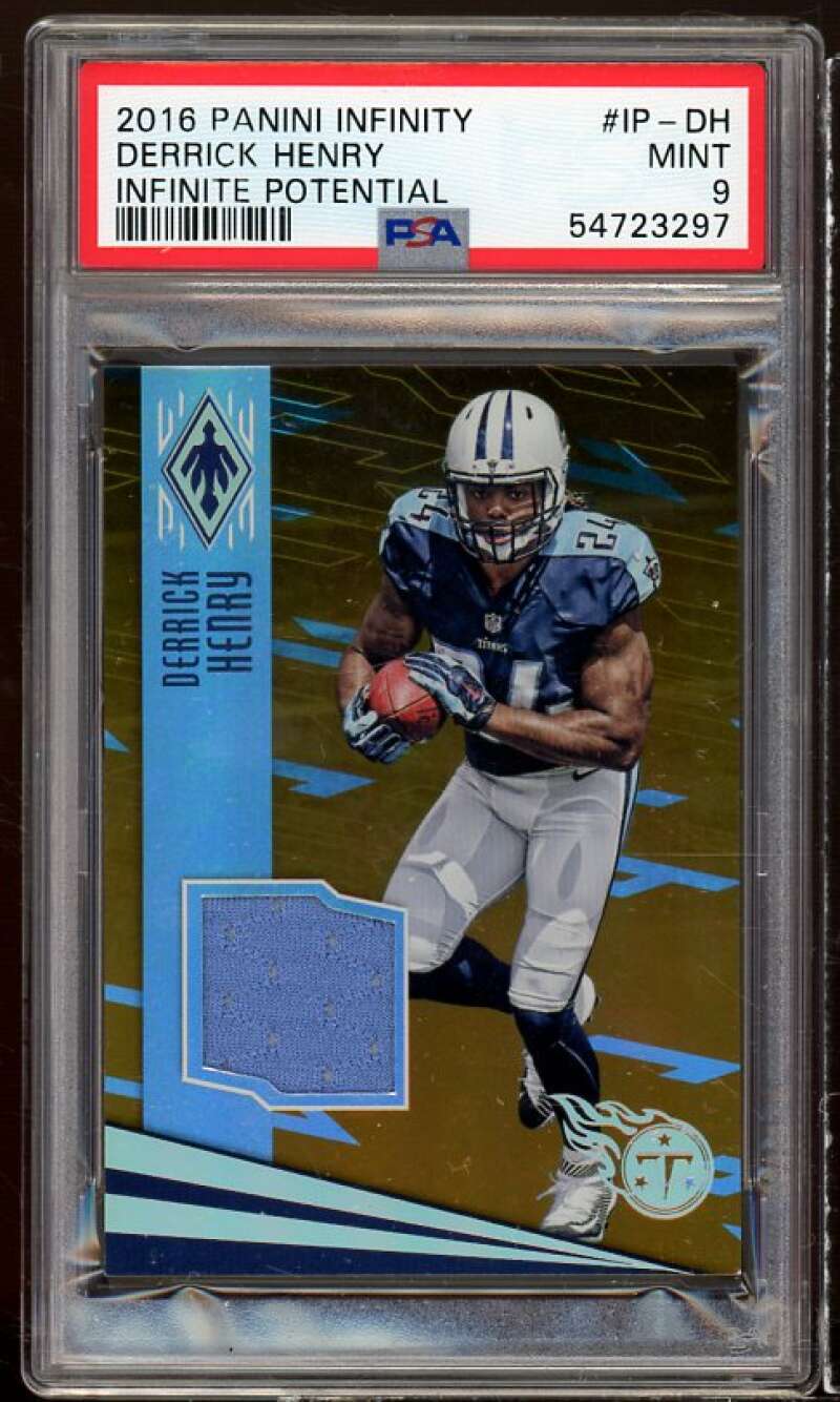 Derrick Henry Rookie Card 2016 Panini Infinity Infinite Potential #IP-DH PSA 9 Image 1