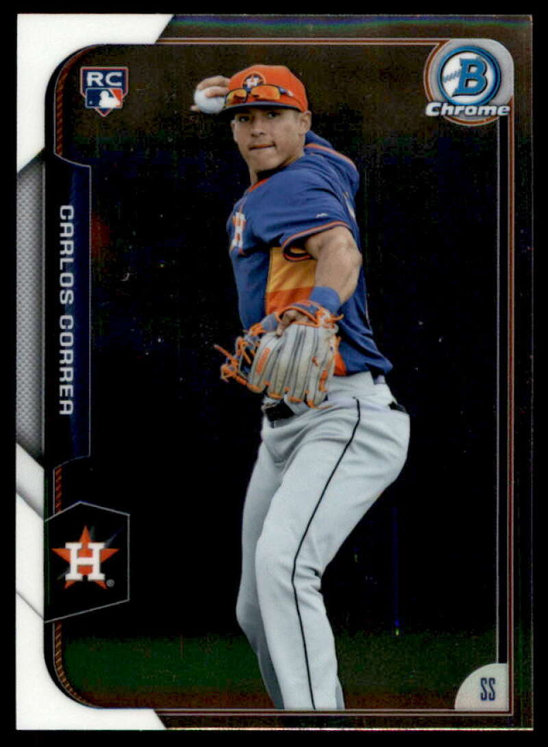 Carlos Correa RC Rookie Card 2015 Bowman Chrome #110  Image 1