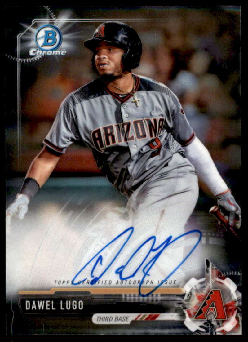 Dawel Lugo Rookie Card 2017 Bowman Chrome Prospect Autographs #CPADL  Image 1