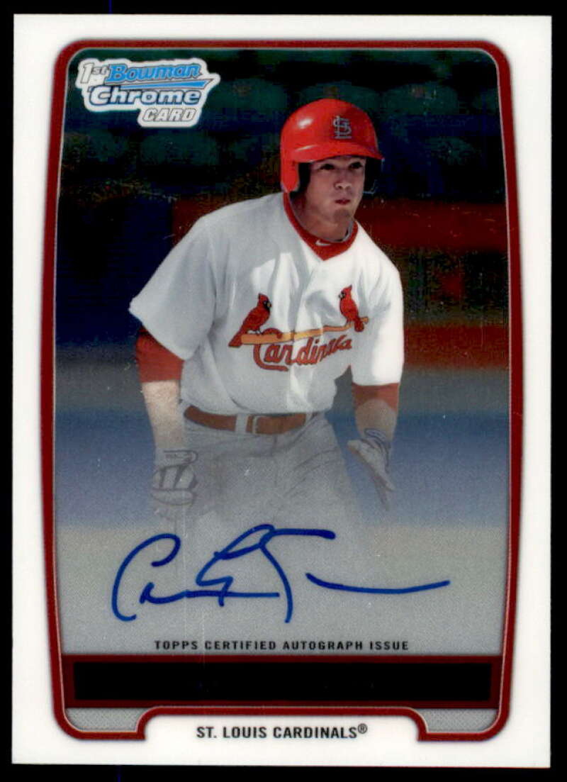 Charlie Tilson Rookie Card 2012 Bowman Chrome Prospect Autographs #BCP94  Image 1