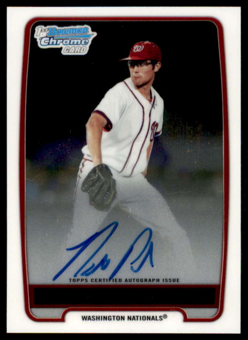 Matt Purke Rookie Card 2012 Bowman Chrome Prospect Autographs #BCP80  Image 1