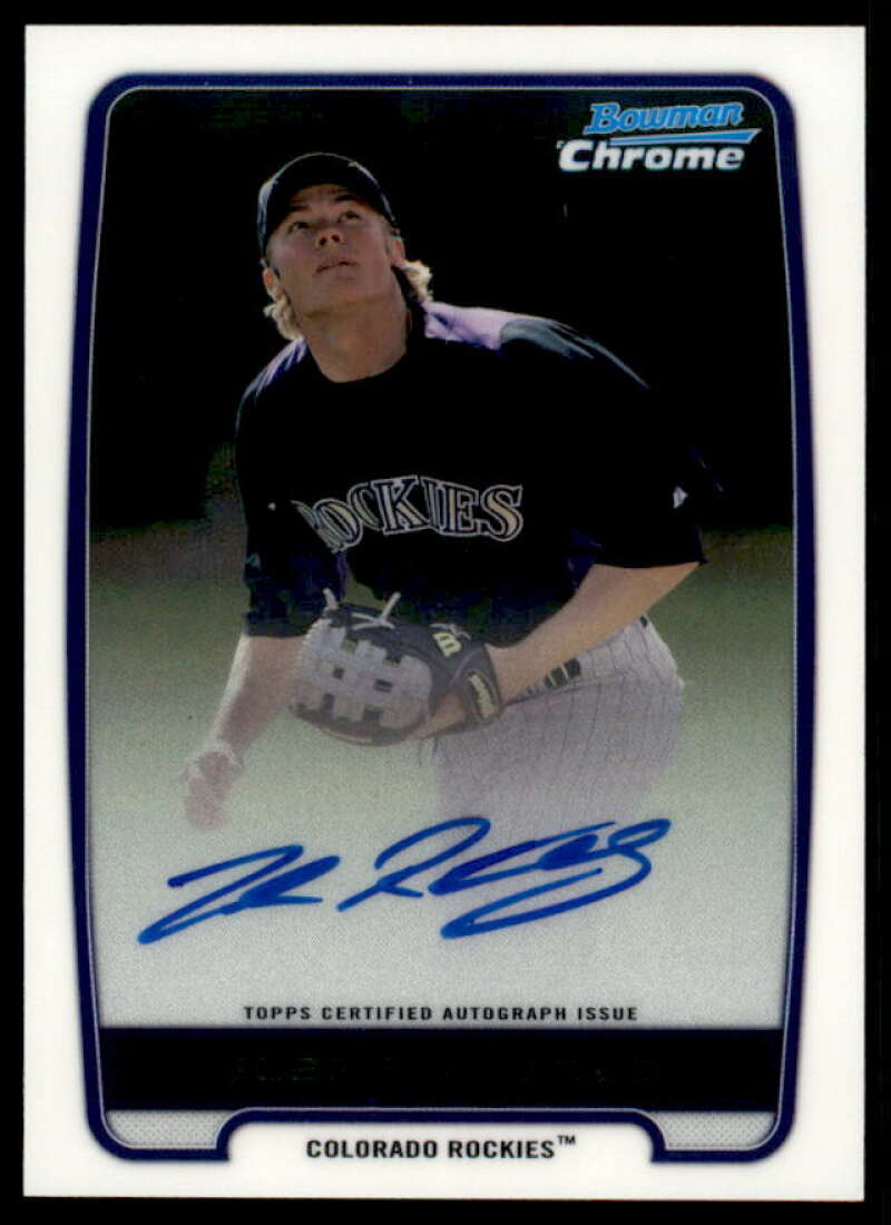 Josh Rutledge Rookie Card 2012 Bowman Chrome Prospect Autographs #JR  Image 1