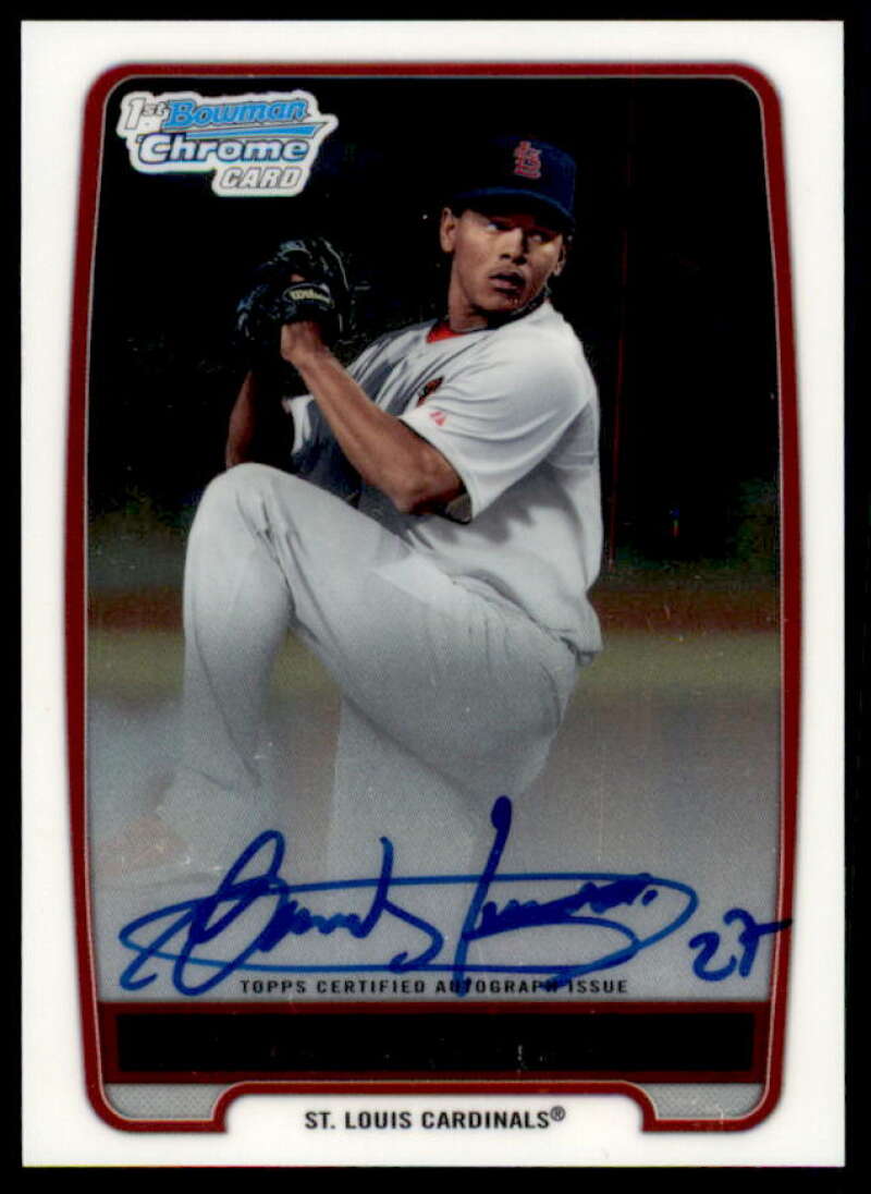 Carlos Martinez Rookie Card 2012 Bowman Chrome Prospect Autographs #BCP108  Image 1
