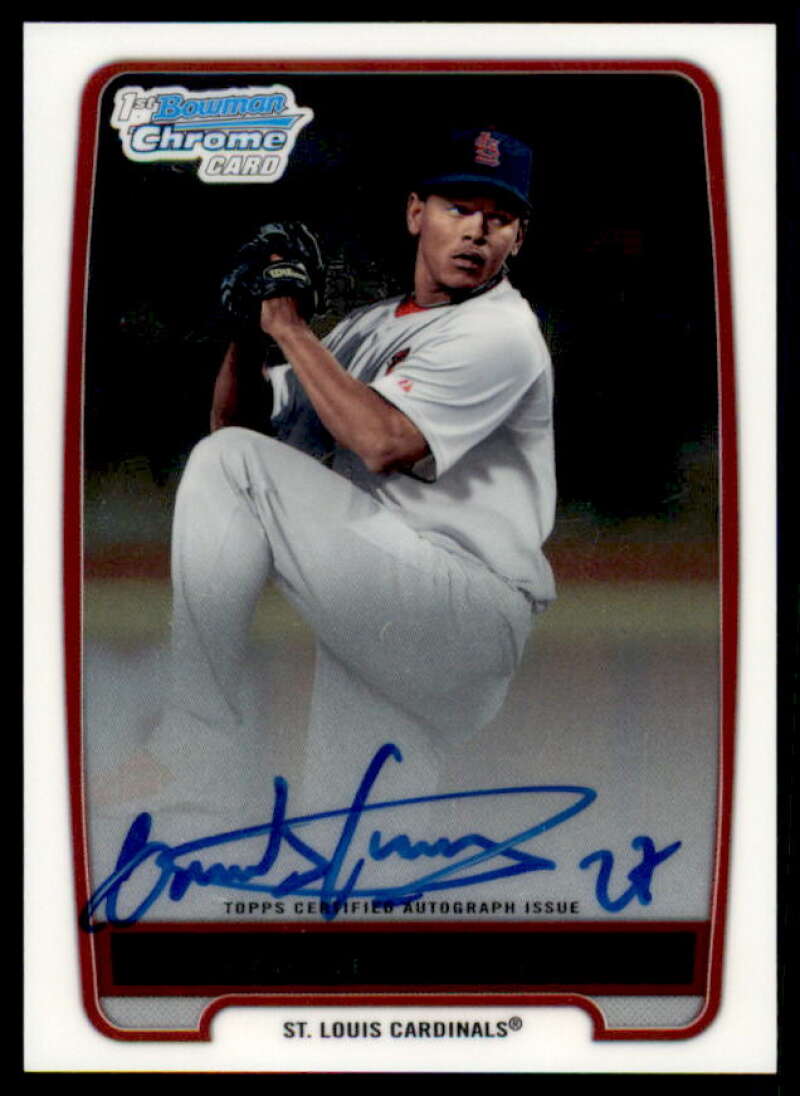 Carlos Martinez Rookie Card 2012 Bowman Chrome Prospect Autographs #BCP108  Image 1