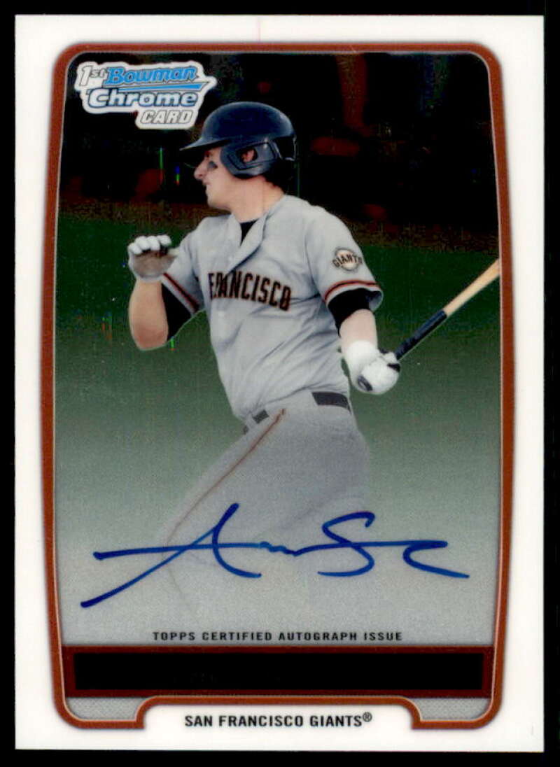 Andrew Susac Rookie Card 2012 Bowman Chrome Prospect Autographs #BCP97  Image 1
