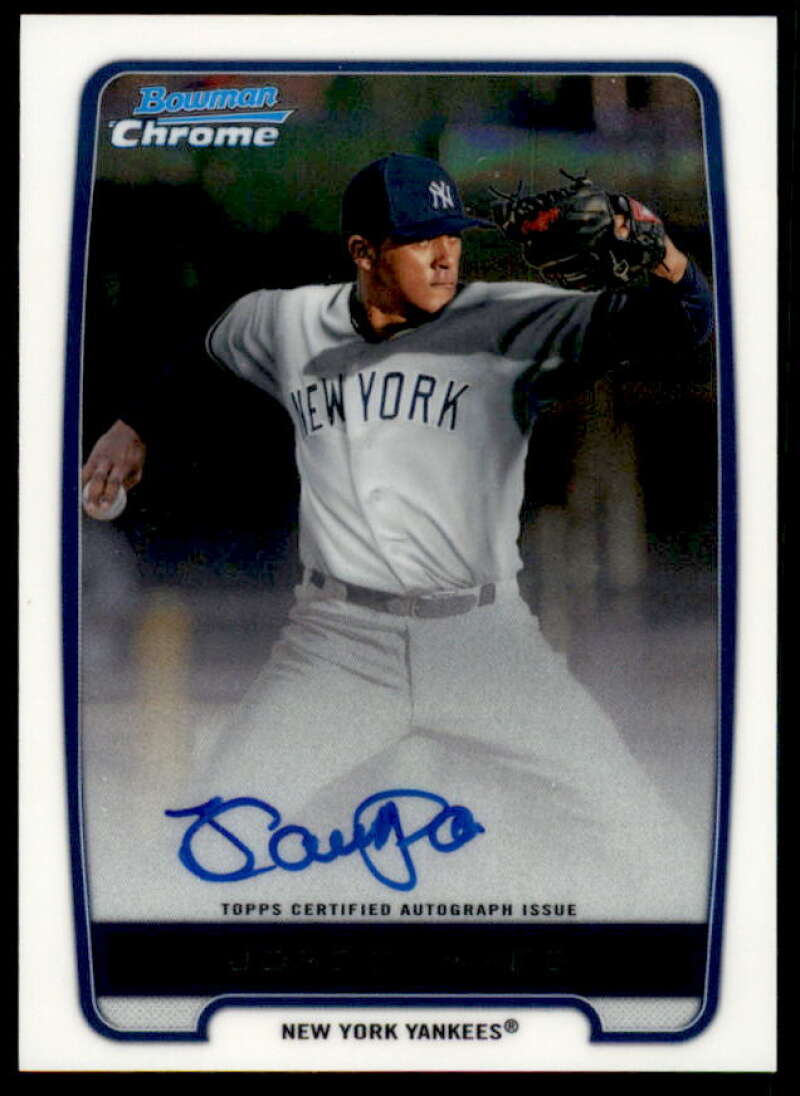 Jose Campos Rookie Card 2012 Bowman Chrome Prospect Autographs #JC  Image 1