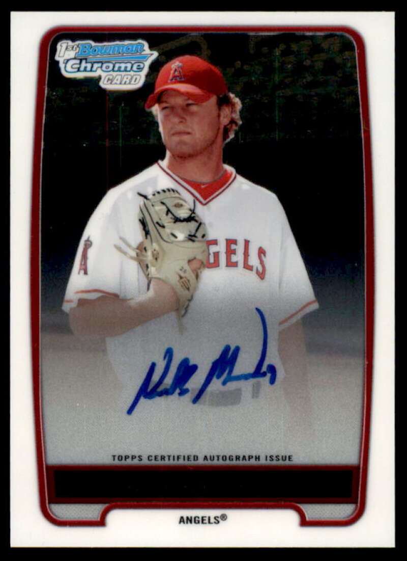 Nick Maronde Rookie Card 2012 Bowman Chrome Prospect Autographs #BCP31  Image 1
