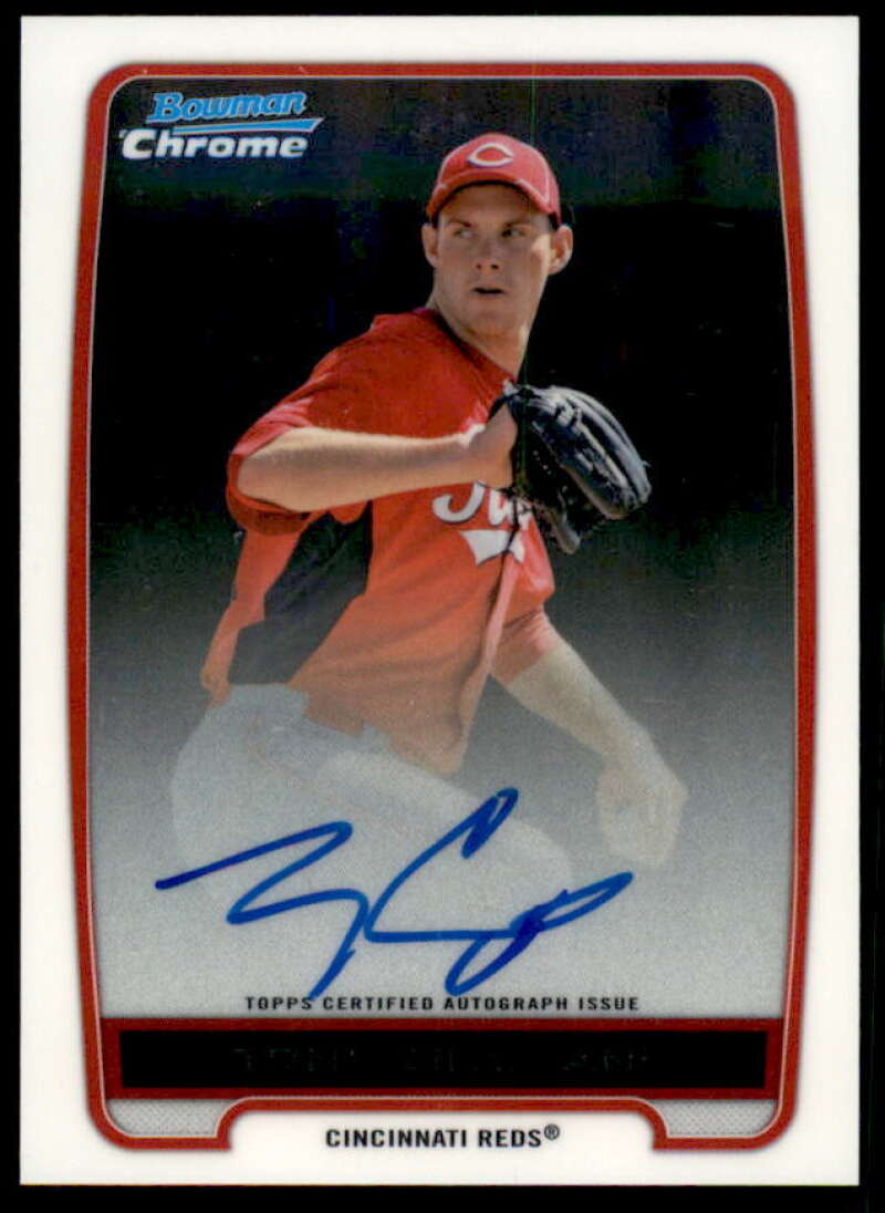 Tony Cingrani Rookie Card 2012 Bowman Chrome Prospect Autographs #TC  Image 1