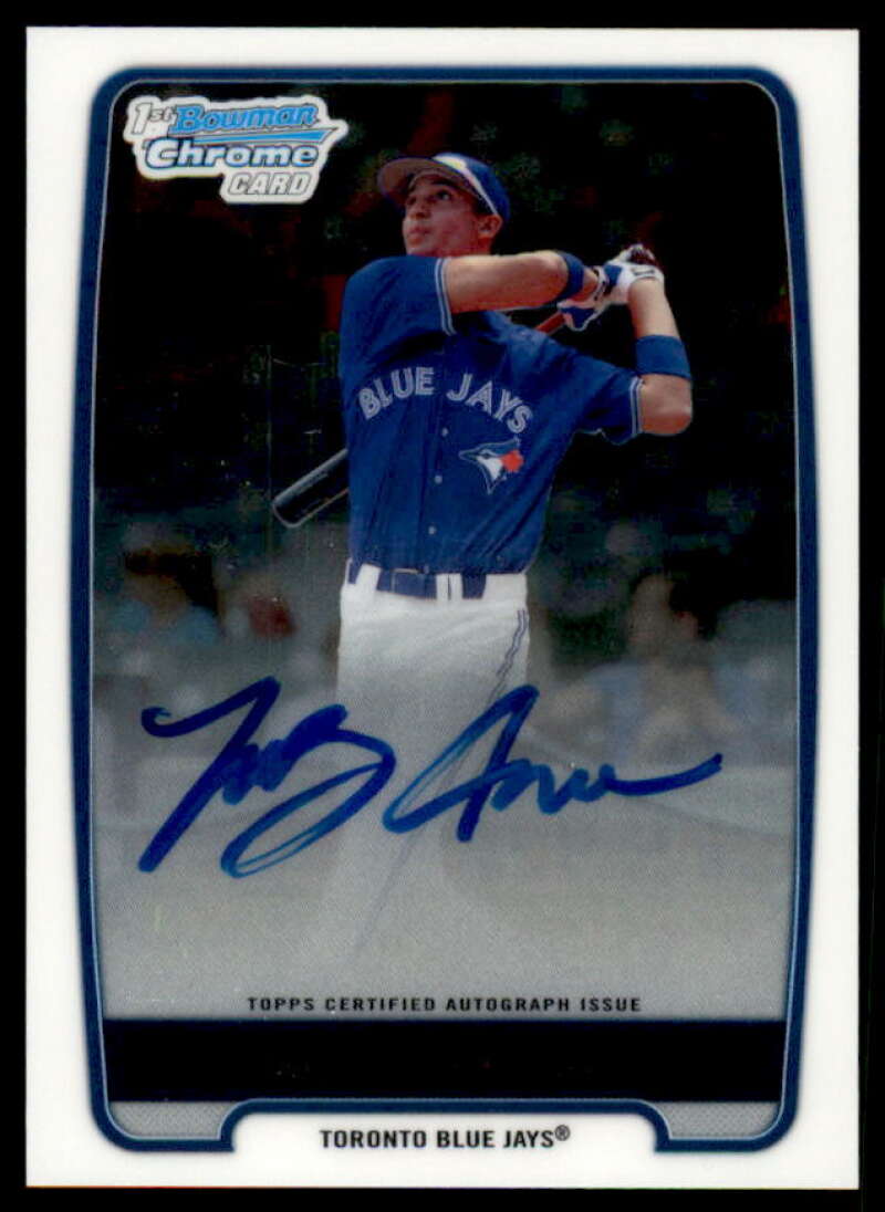 Jacob Anderson Rookie Card 2012 Bowman Chrome Prospect Autographs #BCP83  Image 1