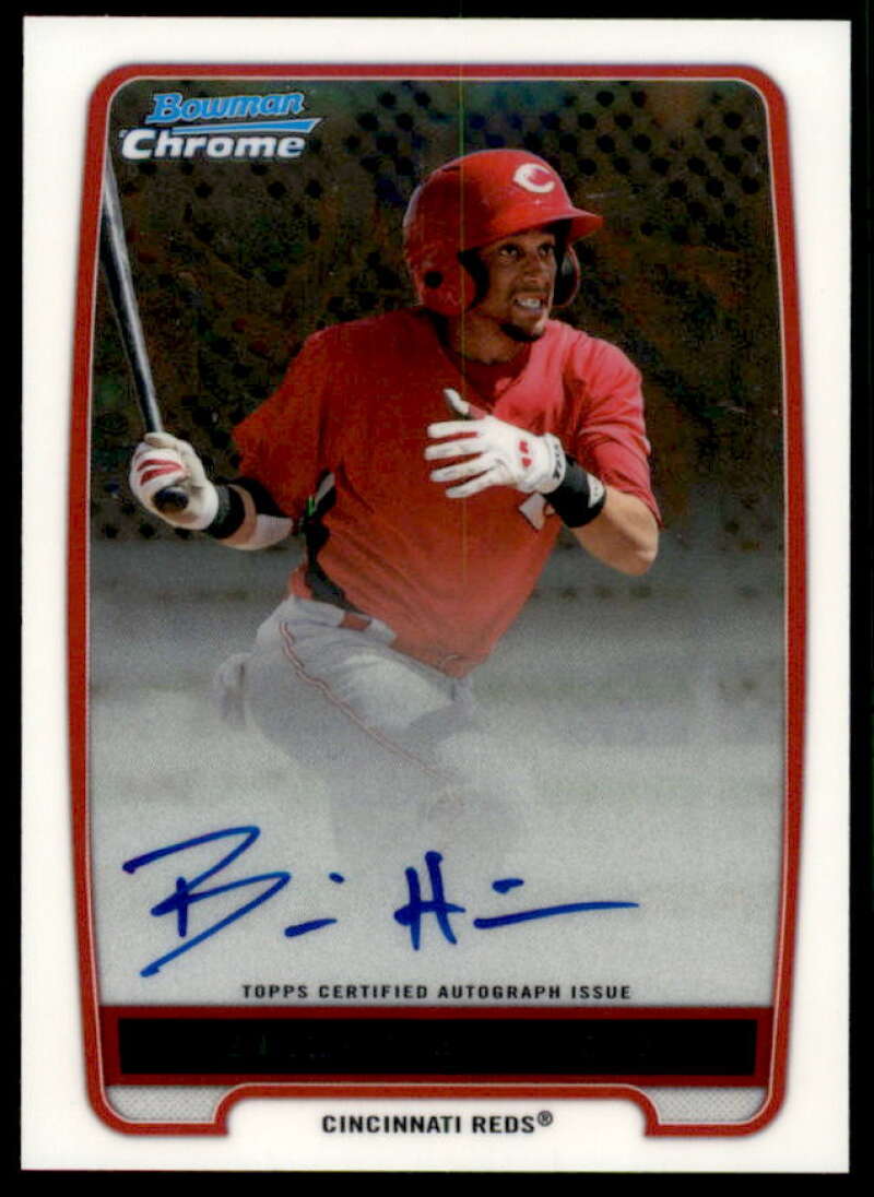 Billy Hamilton Rookie Card 2012 Bowman Chrome Prospect Autographs #BH  Image 1