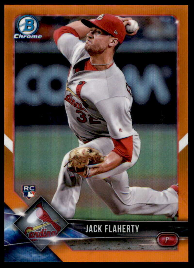 Jack Flaherty Rookie Rookie Card 2018 Bowman Chrome Rookie Image Variation Autographs #72  Image 1