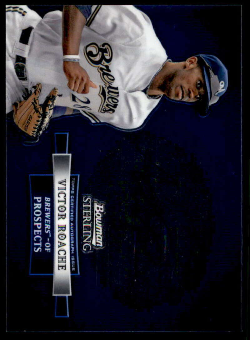 Victor Roache Rookie Card 2012 Bowman Sterling Prospect Autographs #VR  Image 1