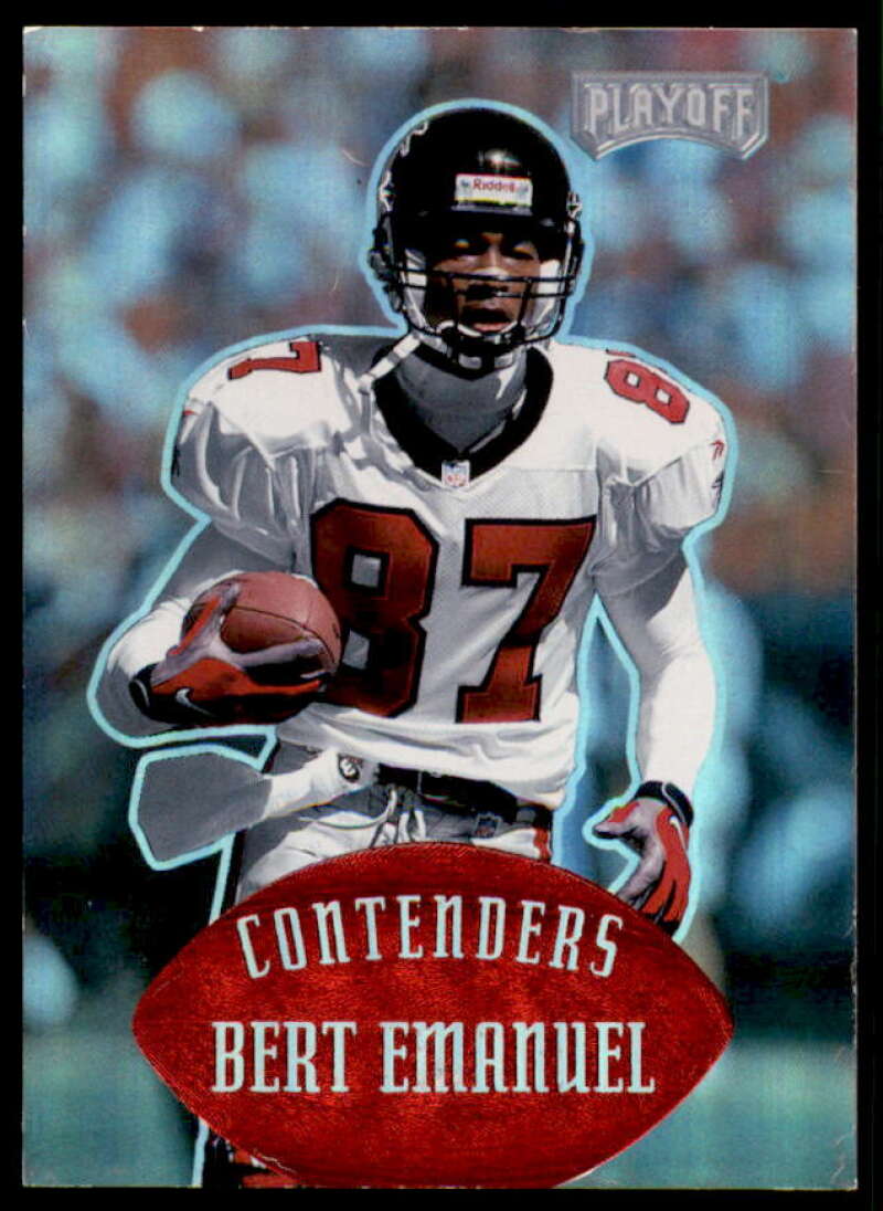 Bert Emanuel Card 1997 Playoff Contenders Red #7  Image 1