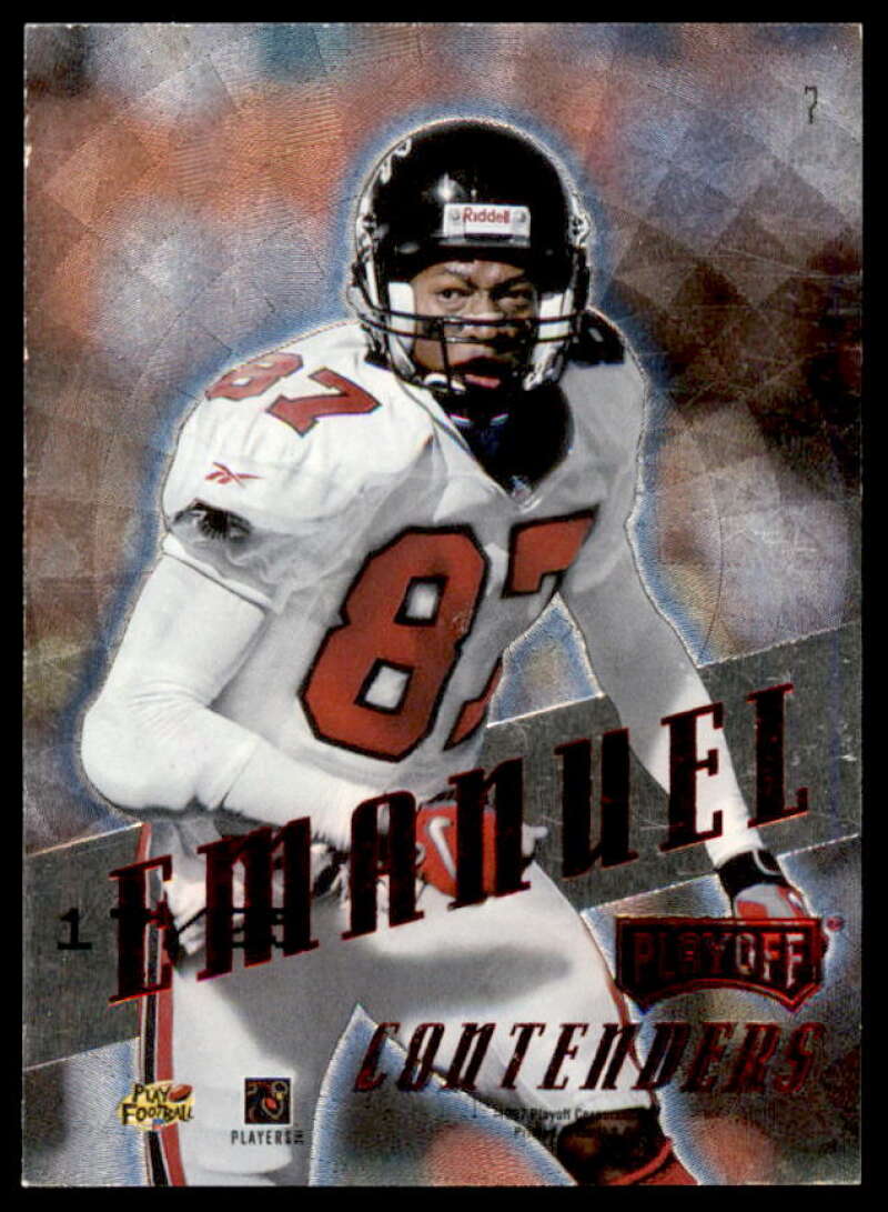 Bert Emanuel Card 1997 Playoff Contenders Red #7  Image 2