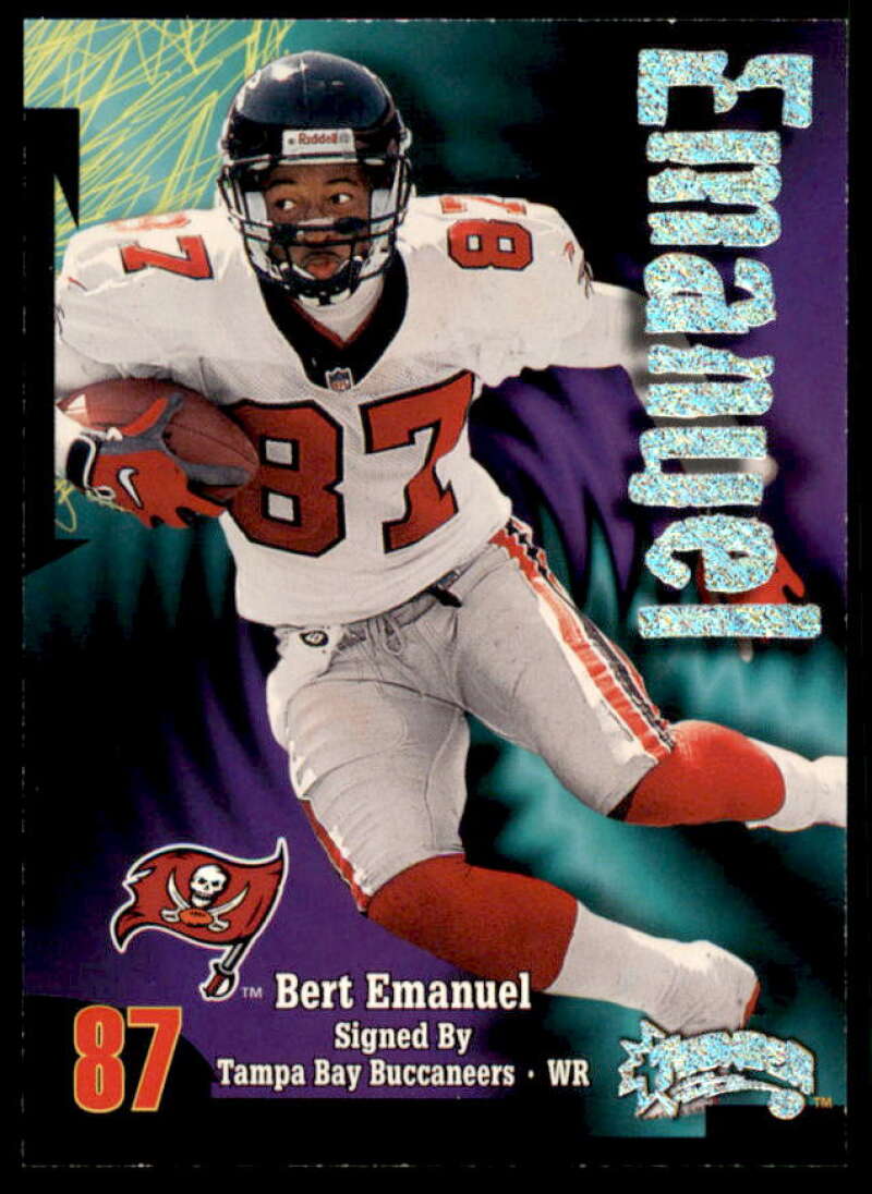 Bert Emanuel Card 1998 SkyBox Thunder Rave #189  Image 1