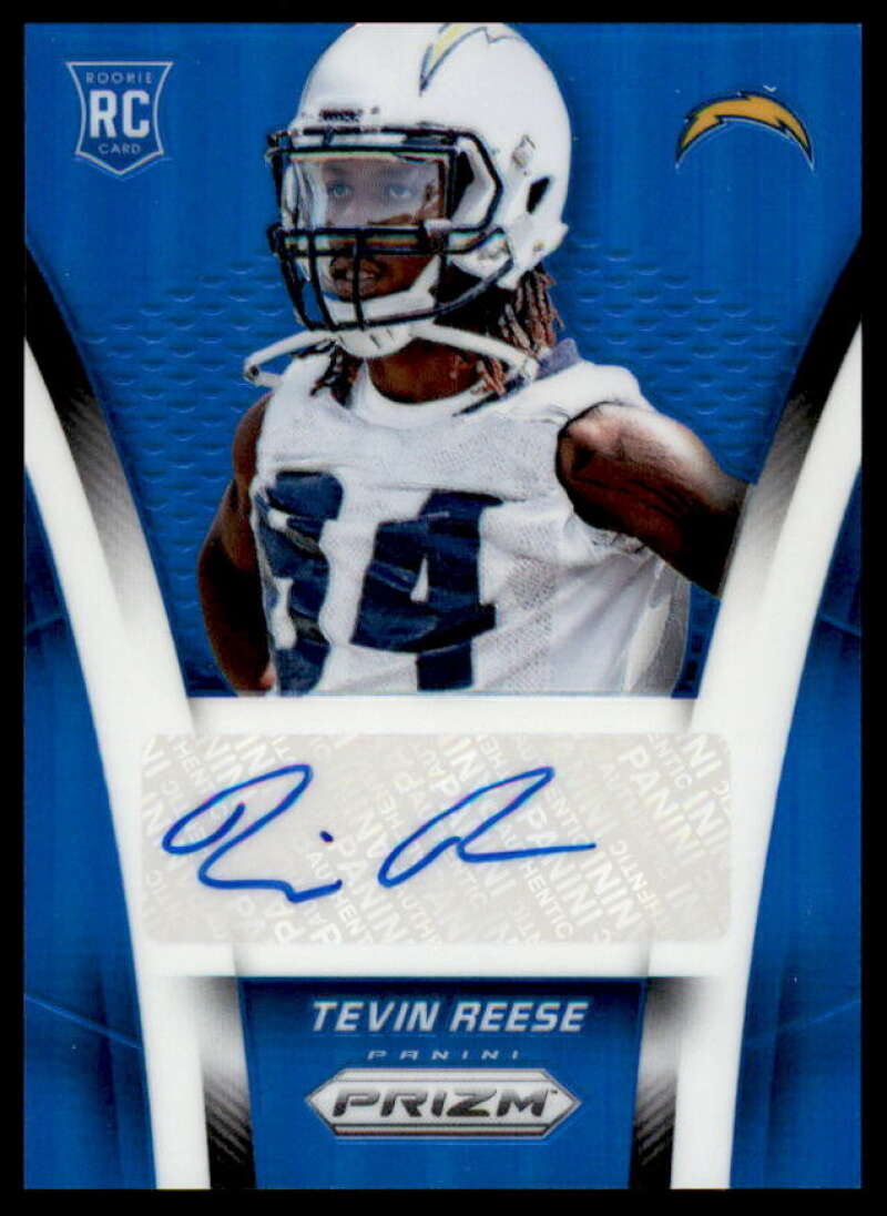 Tevin Reese Rookie Card 2014 Panini Prizm Rookie Autographs Prizms Blue #ARTR1  Image 1