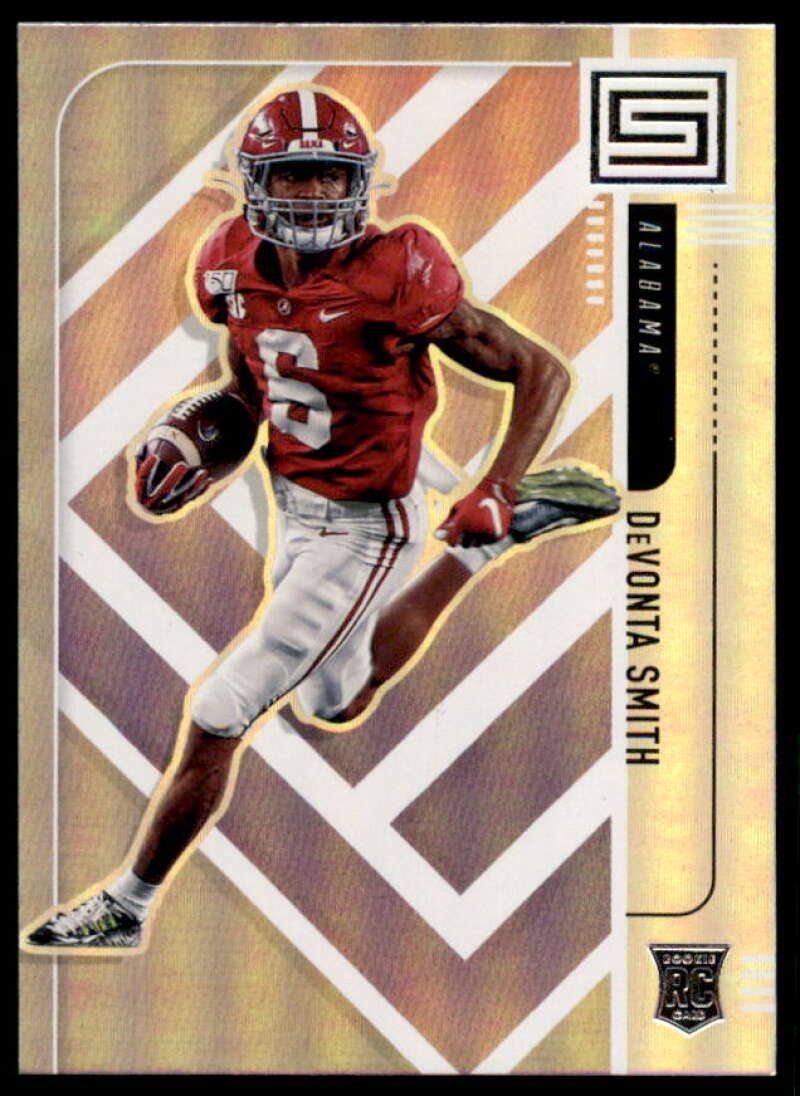 DeVonta Smith Rookie Card 2021 Panini Chronicles Draft Picks Status #163  Image 1