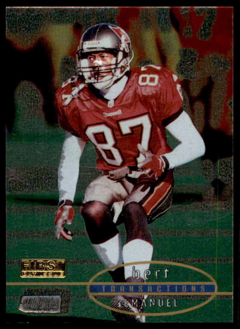 Bert Emanuel Card 1998 Stadium Club First Day #42  Image 1