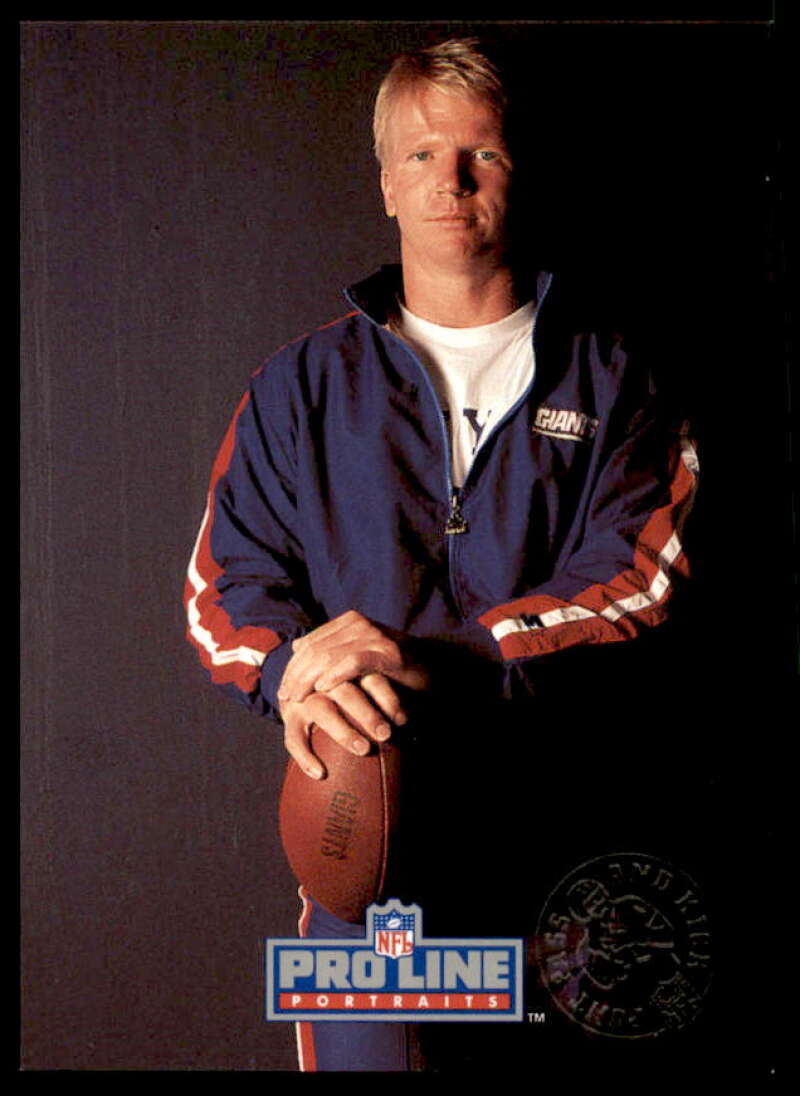 Phil Simms Card 1991 Pro Line Portraits Autographs #235  Image 1