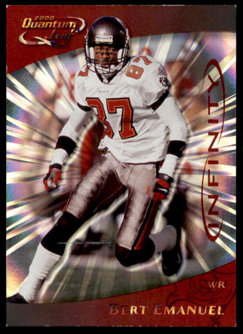 Bert Emanuel Card 2000 Quantum Leaf Infinity Red #278  Image 1