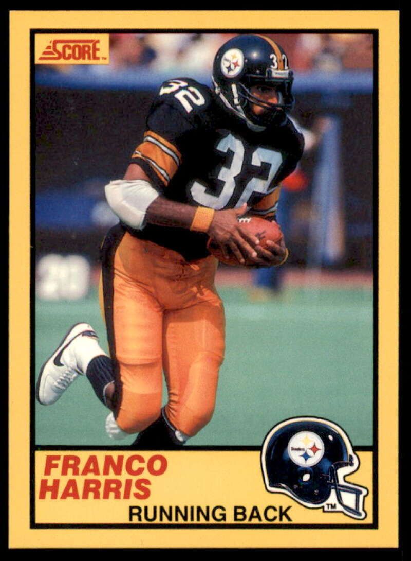 Franco Harris/(Sure-shot) Card 1989-90 Score Franco Harris #1A  Image 1