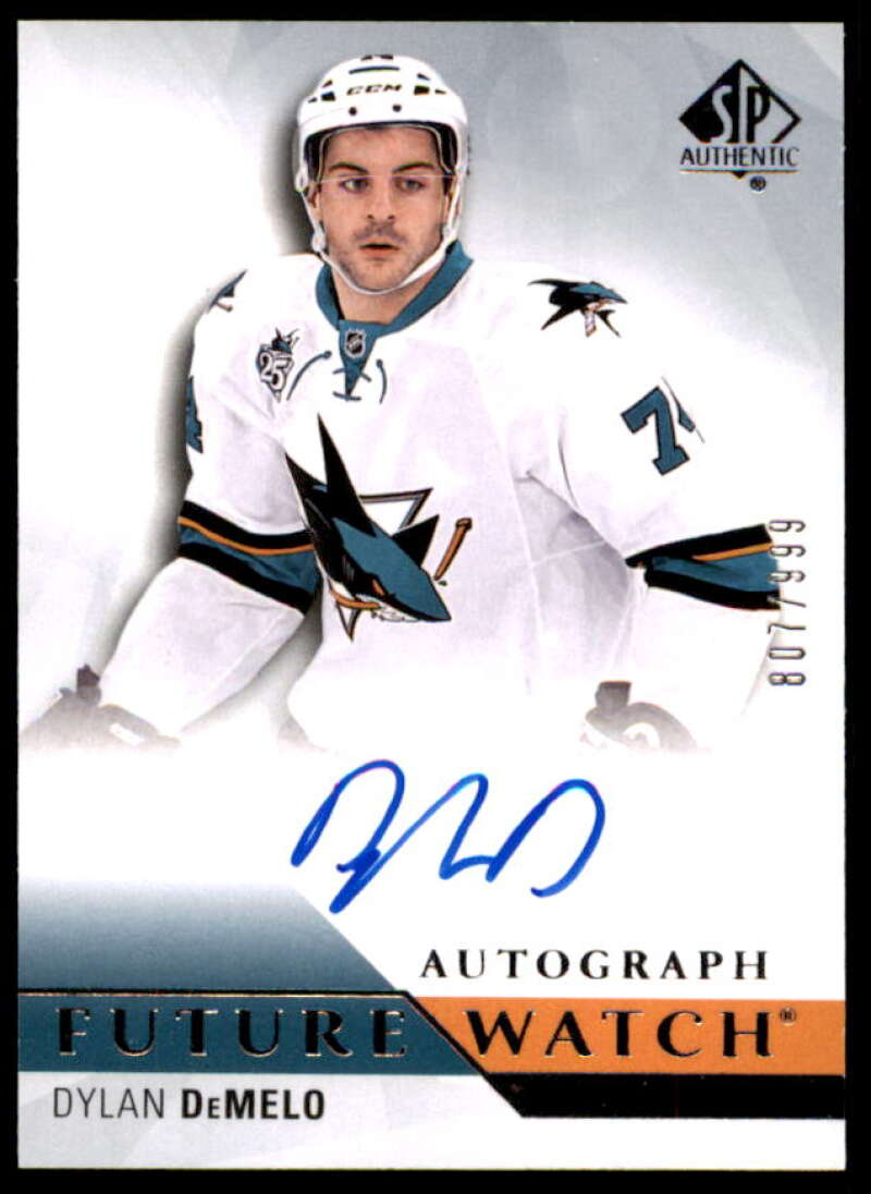 Dylan DeMelo AU RC Rookie Card 2015-16 SP Authentic #248  Image 1