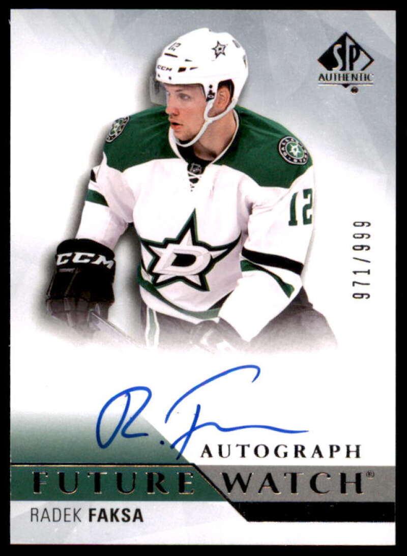 Radek Faksa AU RC Rookie Card 2015-16 SP Authentic #263  Image 1