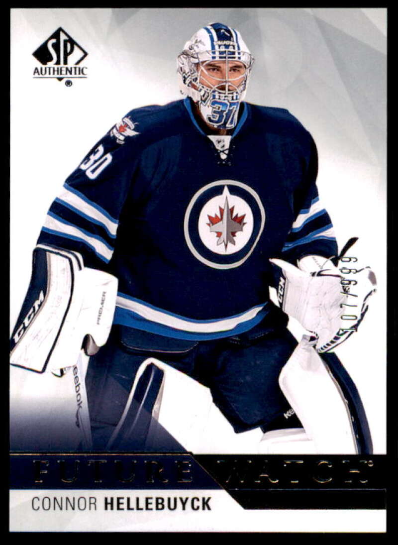 Connor Hellebuyck RC Rookie Card 2015-16 SP Authentic #225  Image 1