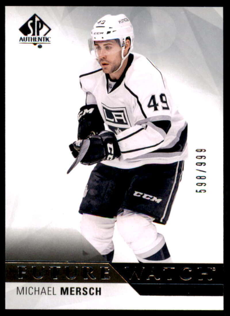 Michael Mersch RC Rookie Card 2015-16 SP Authentic #192  Image 1