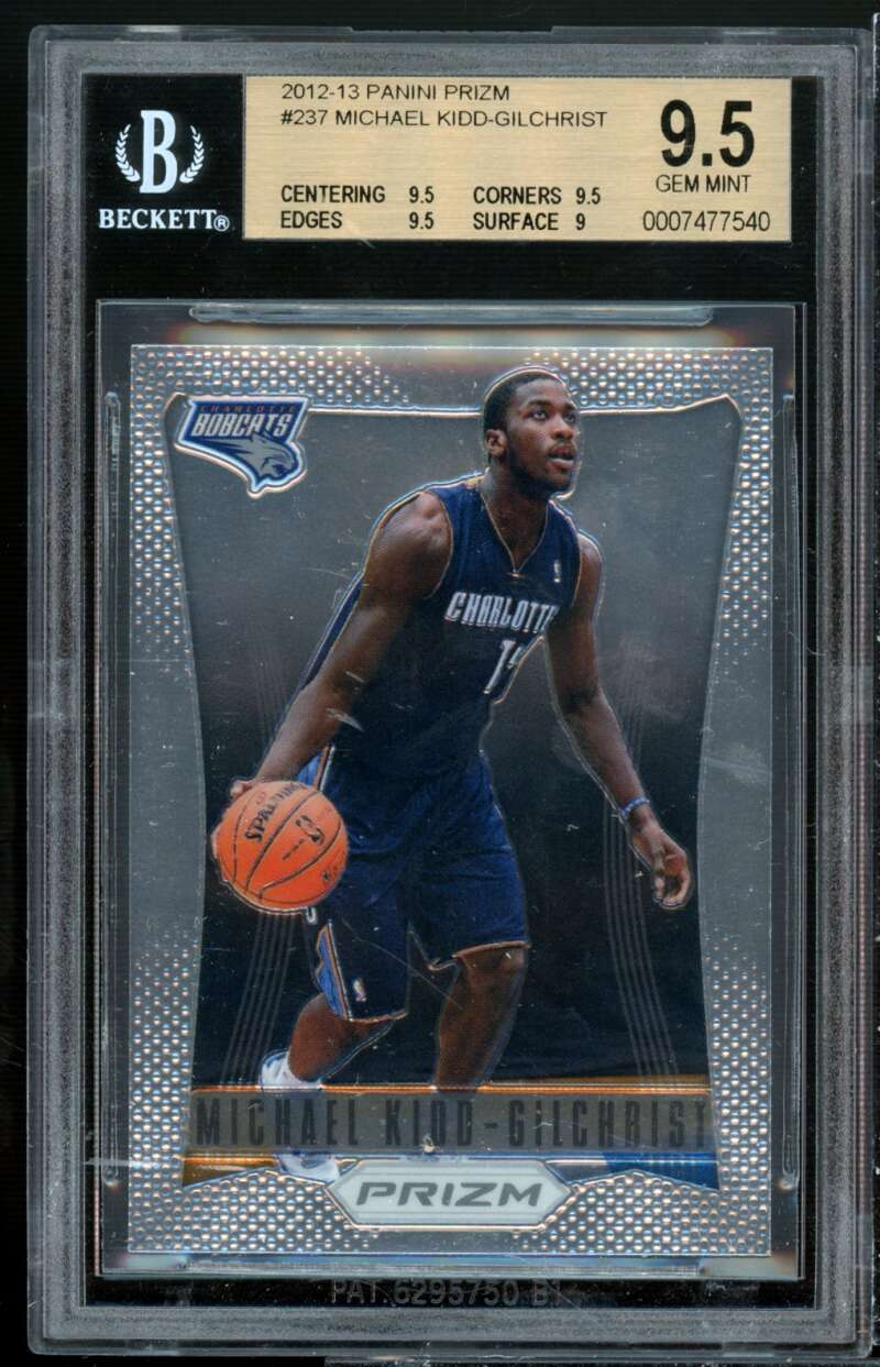 Michael Kidd-Gilchrist Rookie 2012-13 Panini Prizm #237 BGS 9.5 (Scratch Holder) Image 1