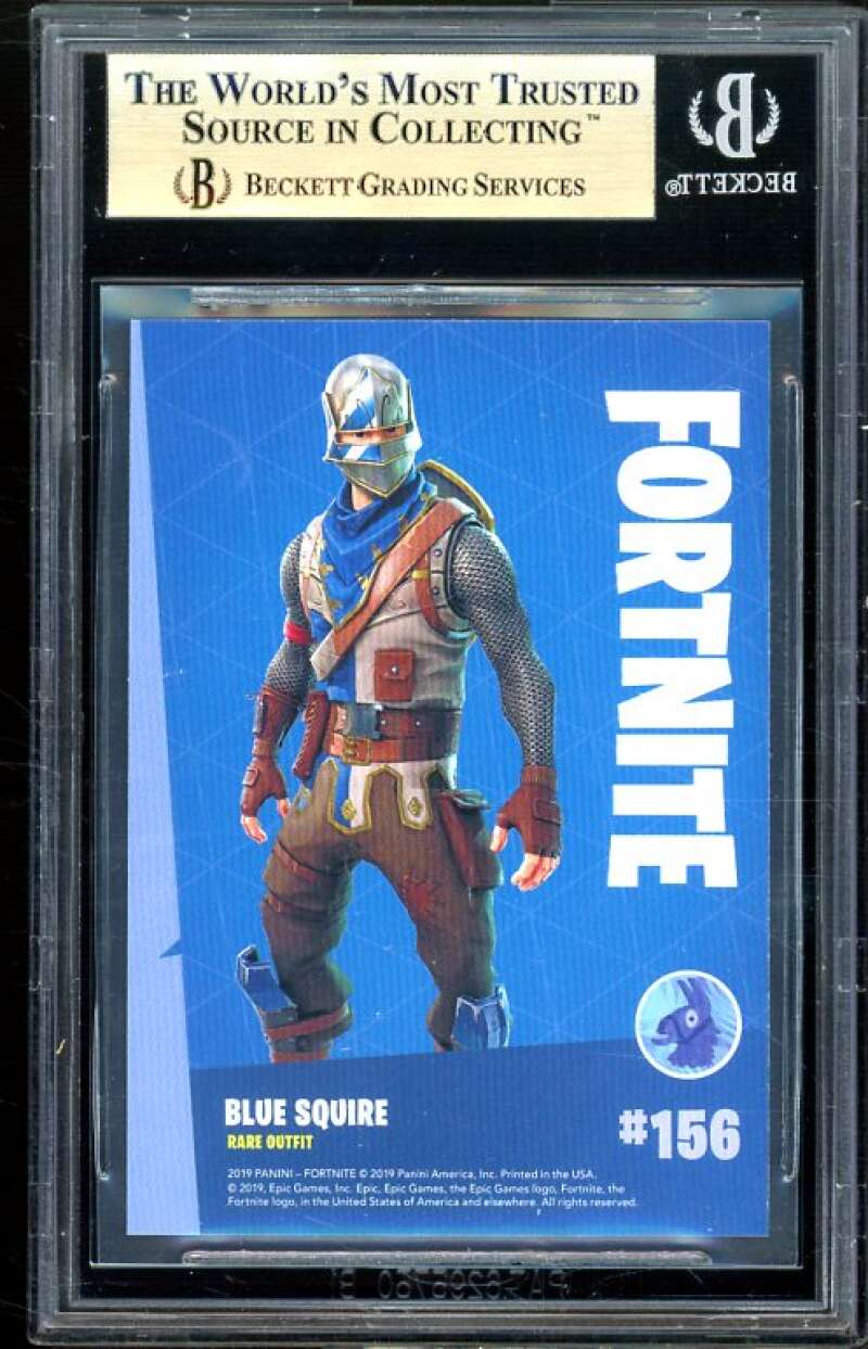 Blue Squire Card 2019 Fortnite Series 1 USA #156 BGS 9.5 (10 9.5 9 9.5) Image 2