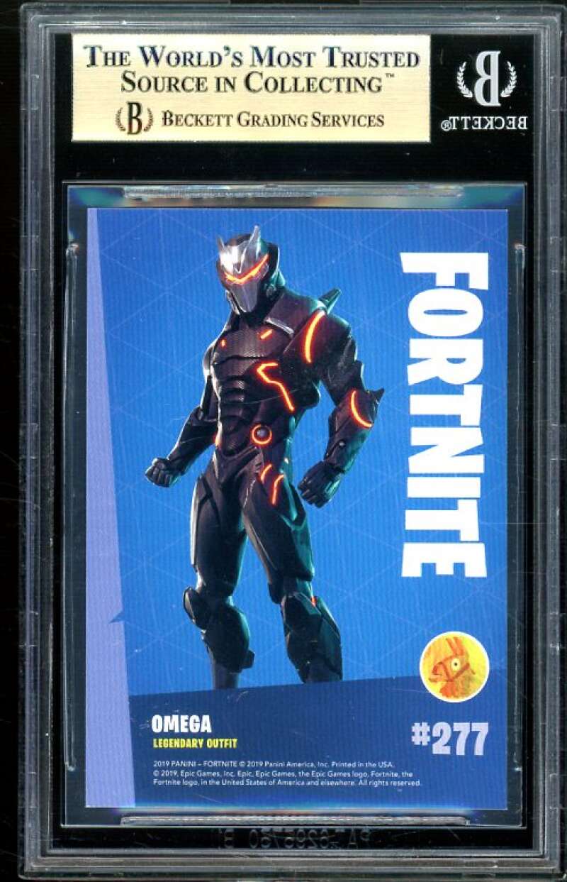 Omega Card 2019 Fortnite Series 1 USA #277 BGS 9.5 (9.5 9 9.5 9.5) Image 2