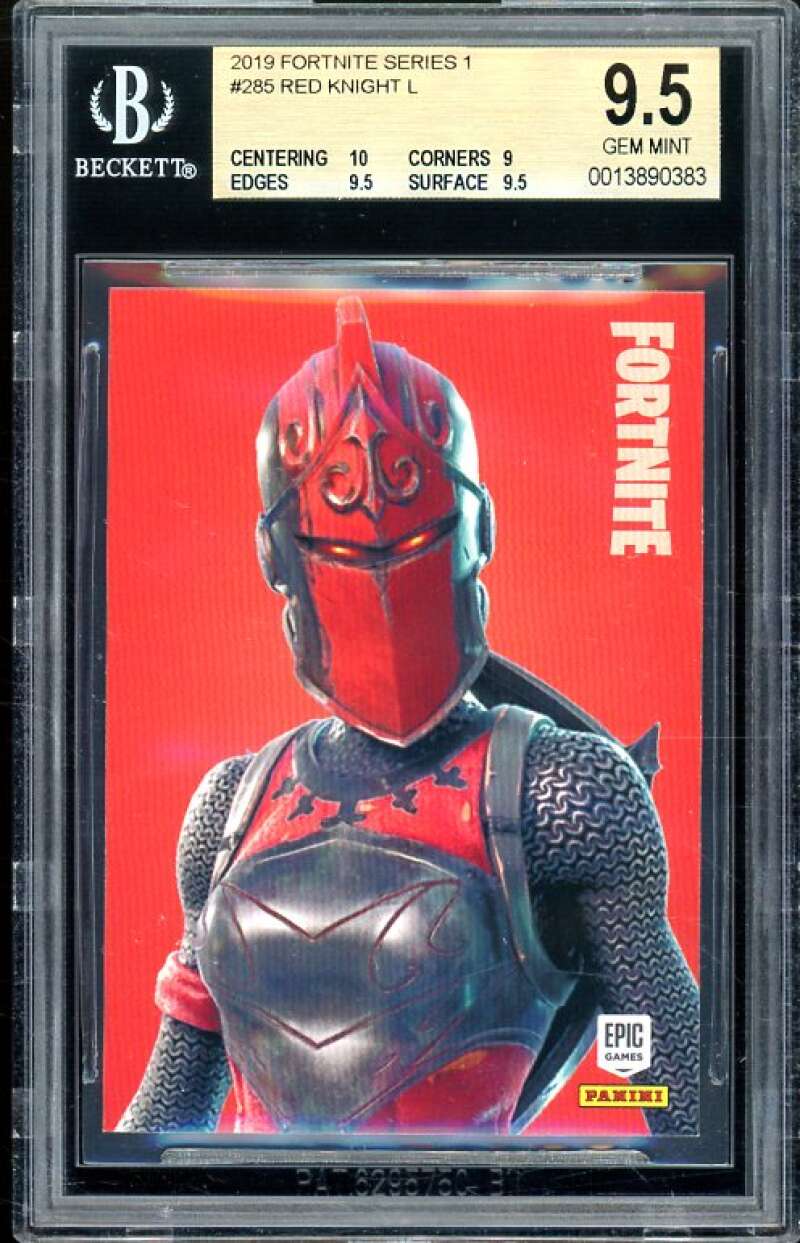 Red Knight Card 2019 Fortnite Series 1 USA #285 BGS 9.5 (10 9 9.5 9.5) Image 1