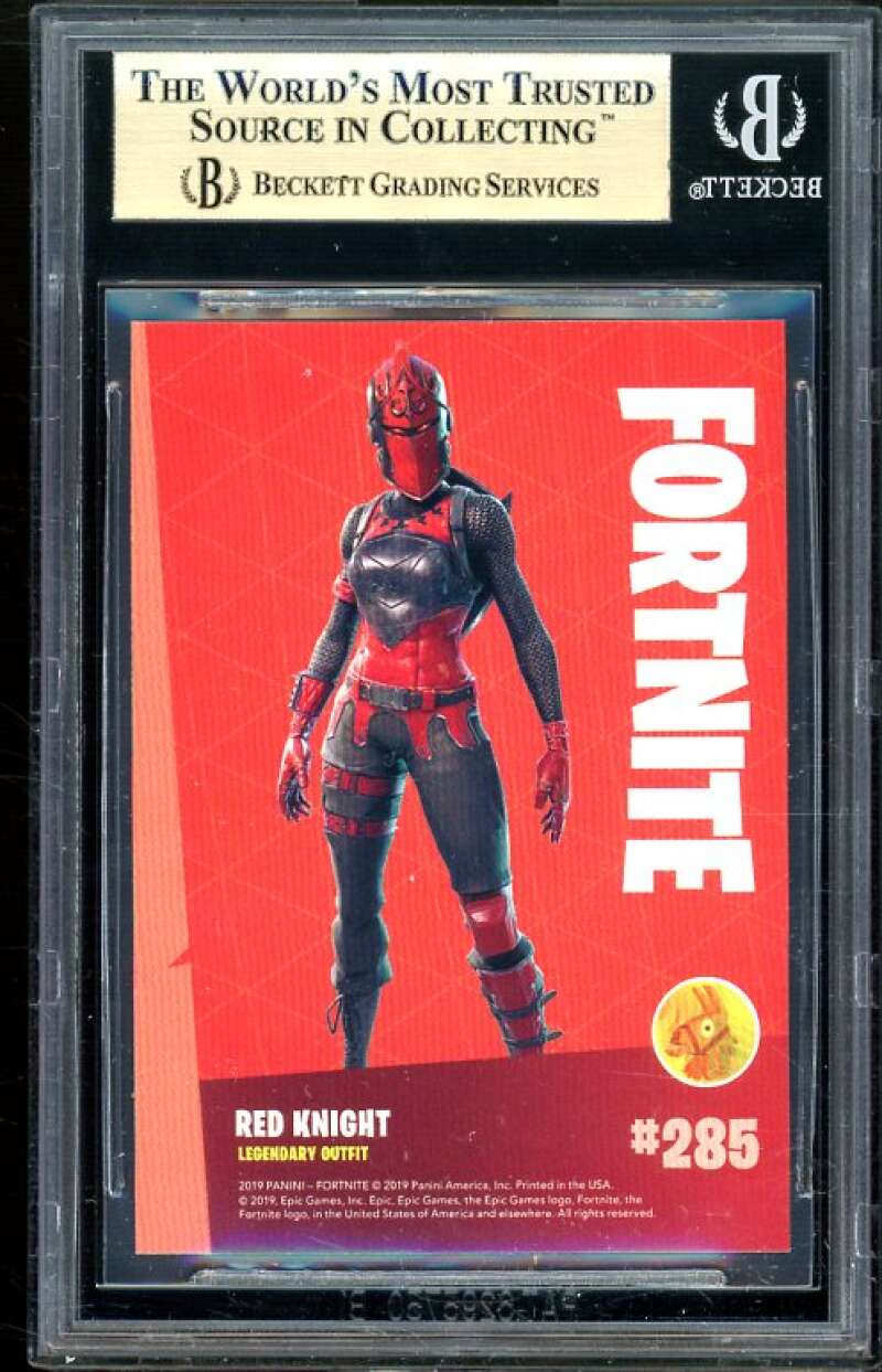 Red Knight Card 2019 Fortnite Series 1 USA #285 BGS 9.5 (10 9 9.5 9.5) Image 2