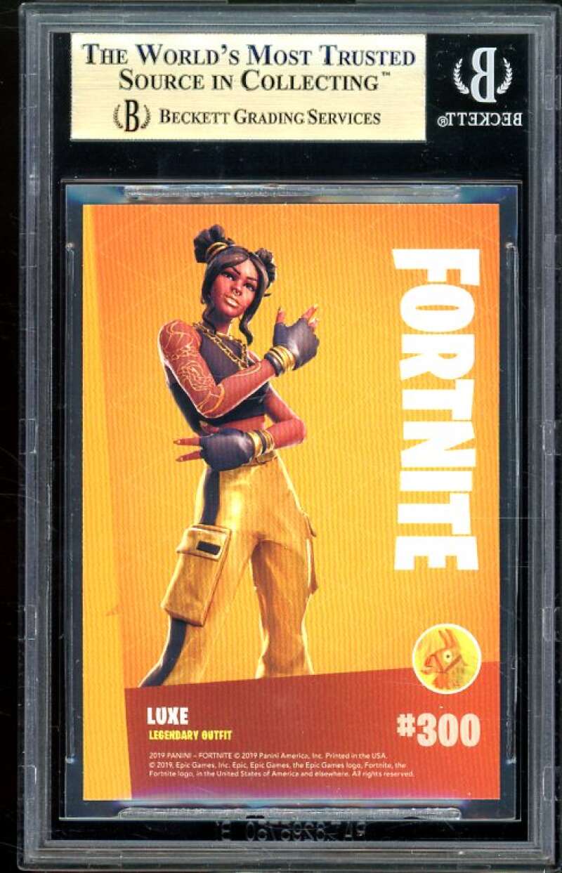 Luxe Card 2019 Fortnite Series 1 USA #300 BGS 9.5 (9.5 9.5 9.5 9) Image 2