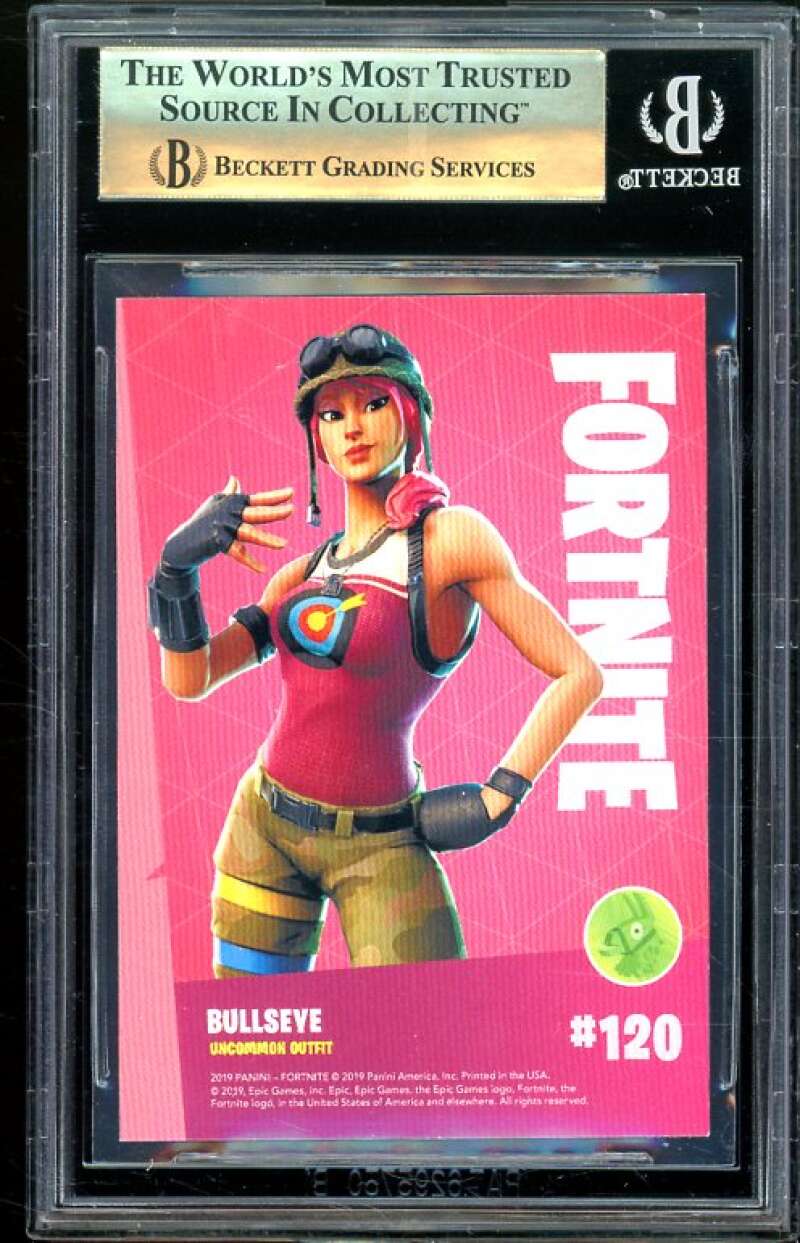 Bullseye Card 2019 Fortnite Series 1 Holofoil USA #120 (pop 4) BGS 9.5 Image 2