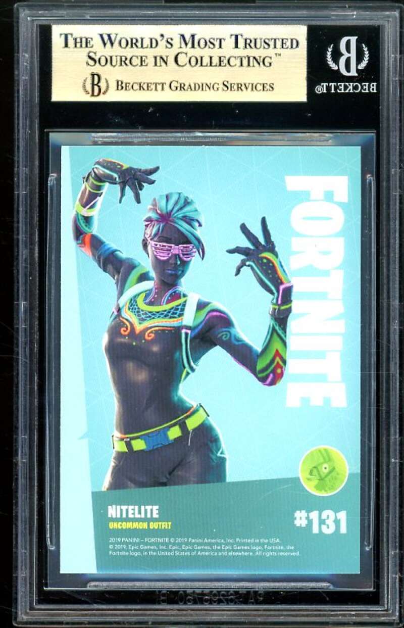 Nitelite Card 2019 Fortnite Series 1 Holofoil USA #131 (pop 4) BGS 9.5 Image 2