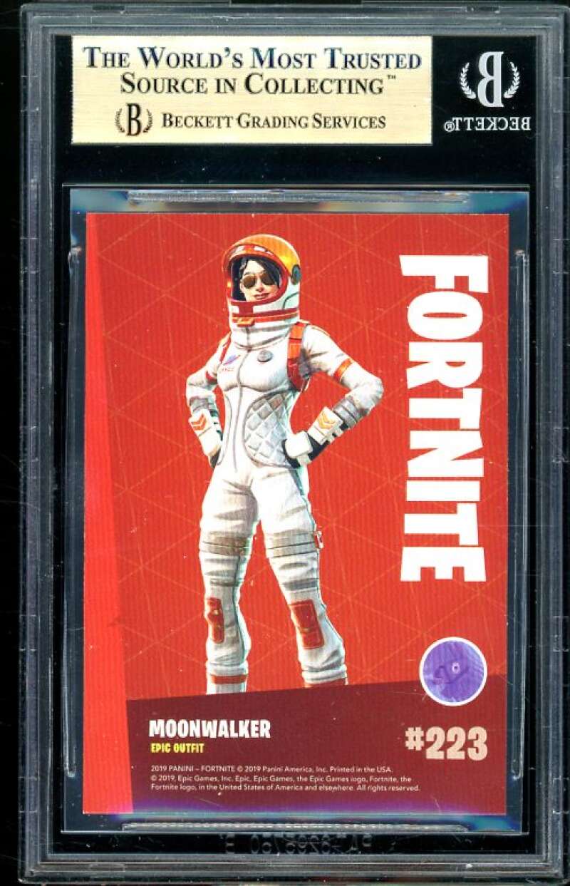 Moonwalker Card 2019 Fortnite Series 1 Holofoil USA #223 (pop 3) BGS 9.5 Image 2