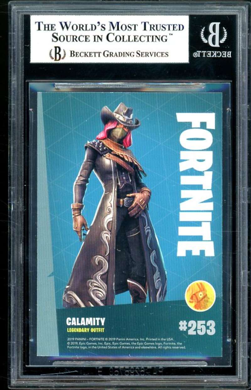 Calamity 2019 Fortnite Series 1 Holofoil USA #253 (pop 3) BGS 9 (9.5 9 9 9.5) Image 2