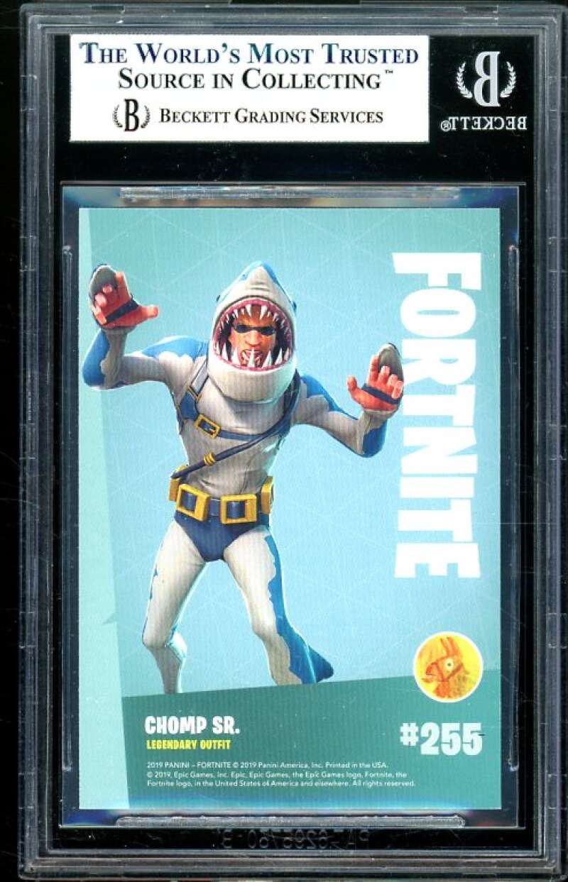 Chomp SR Card 2019 Fortnite Series 1 Holofoil USA #255 BGS 9 (9.5 9 9.5 9) Image 2