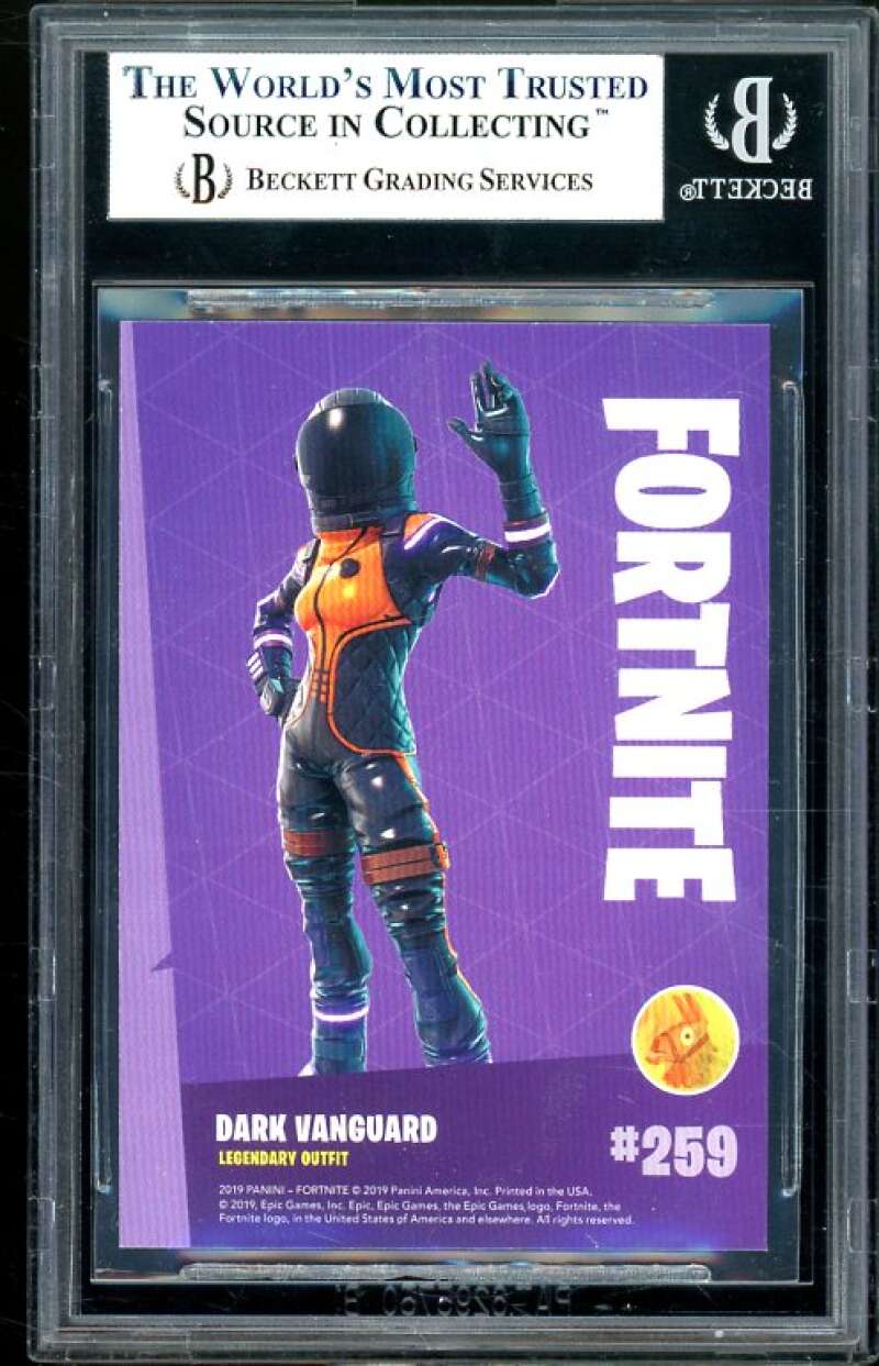 Dark Vanguard Card 2019 Fortnite Series 1 Holofoil USA #259 (pop 1) BGS 9 Image 2