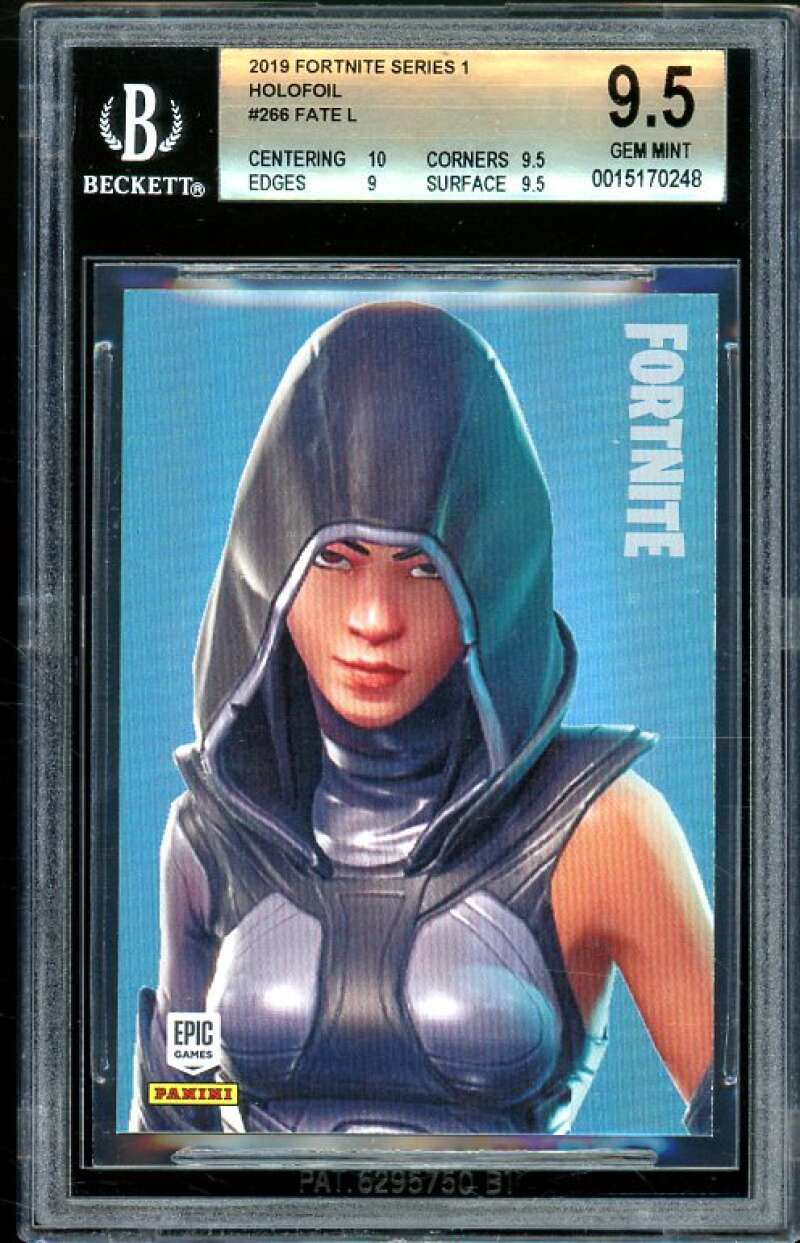 Fate 2019 Fortnite Series 1 Holofoil USA #266 (pop 4) BGS 9.5 (10 9.5 9 9.5) Image 1