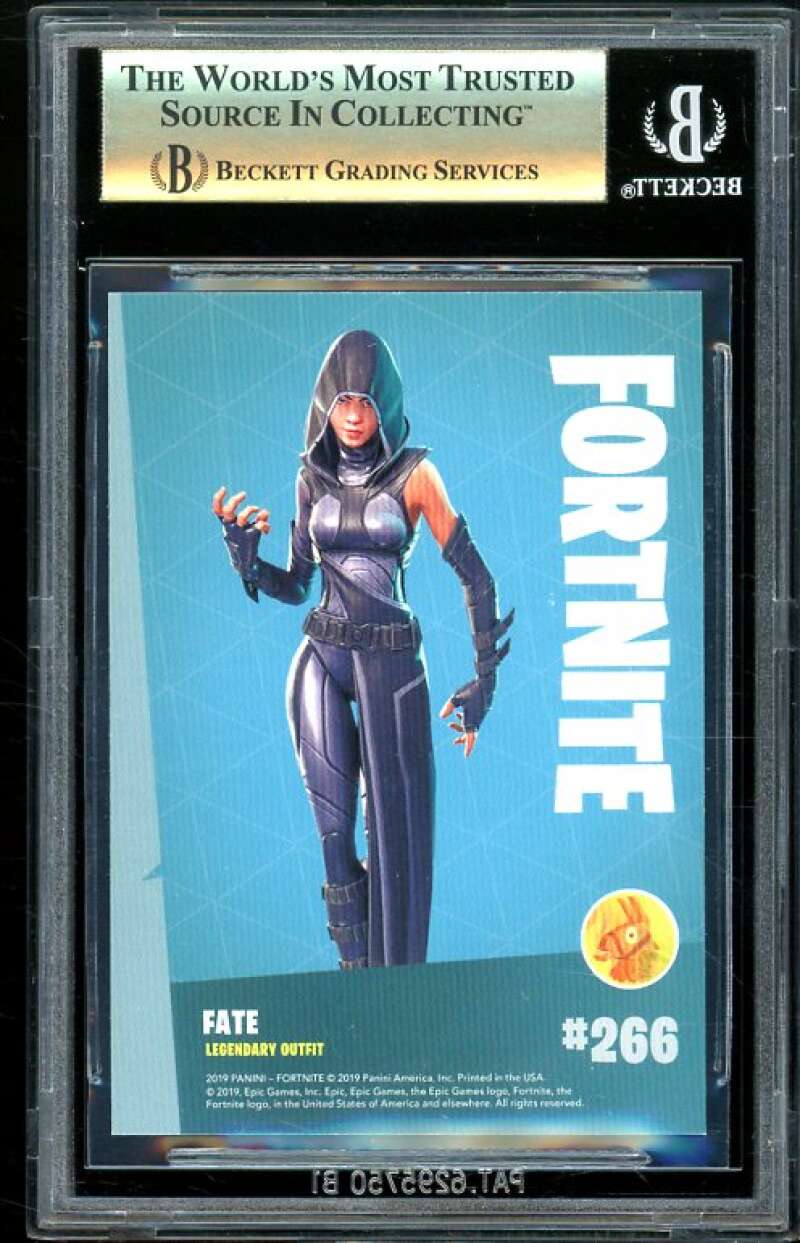 Fate 2019 Fortnite Series 1 Holofoil USA #266 (pop 4) BGS 9.5 (10 9.5 9 9.5) Image 2