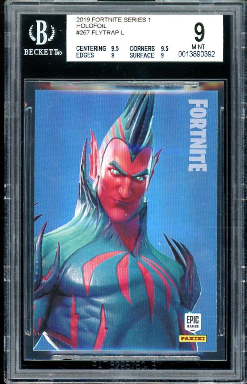 Flytrap 2019 Fortnite Series 1 Holofoil USA #267 (pop 2) BGS 9 (9.5 9.5 9 9) Image 1