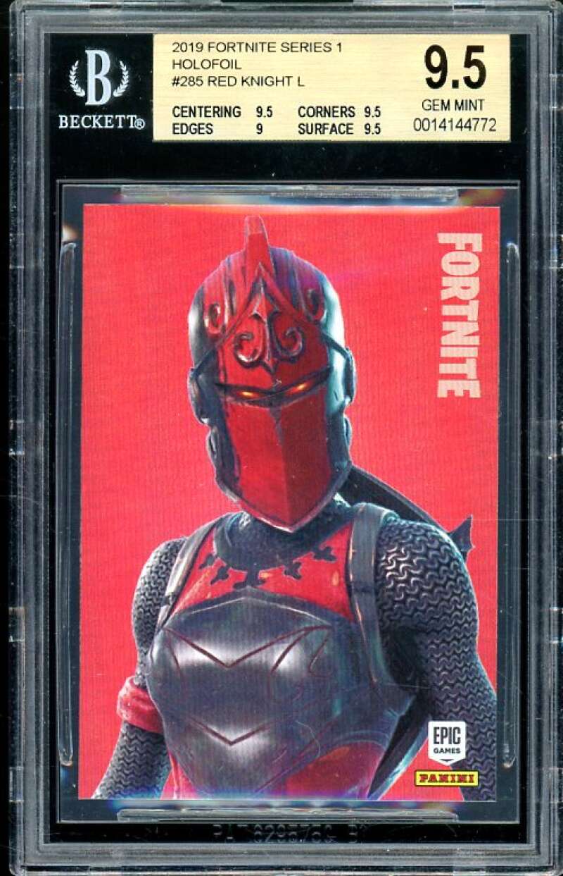 Red Knight Card 2019 Fortnite Series 1 Holofoil USA #282 BGS 9.5 (9.5 9.5 9 9.5) Image 1