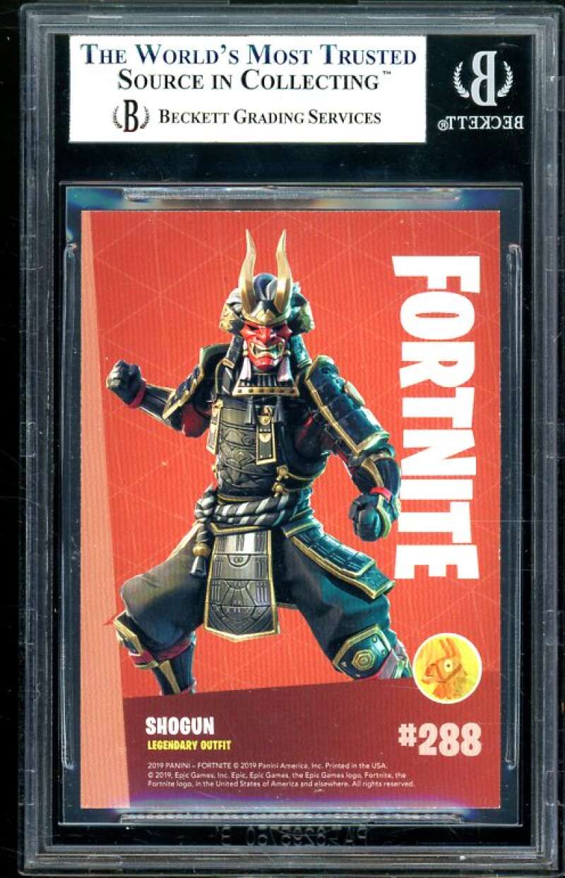 Shogun Card 2019 Fortnite Series 1 Holofoil USA #288 (pop 2) BGS 9 (9.5 9 9 9.5) Image 2