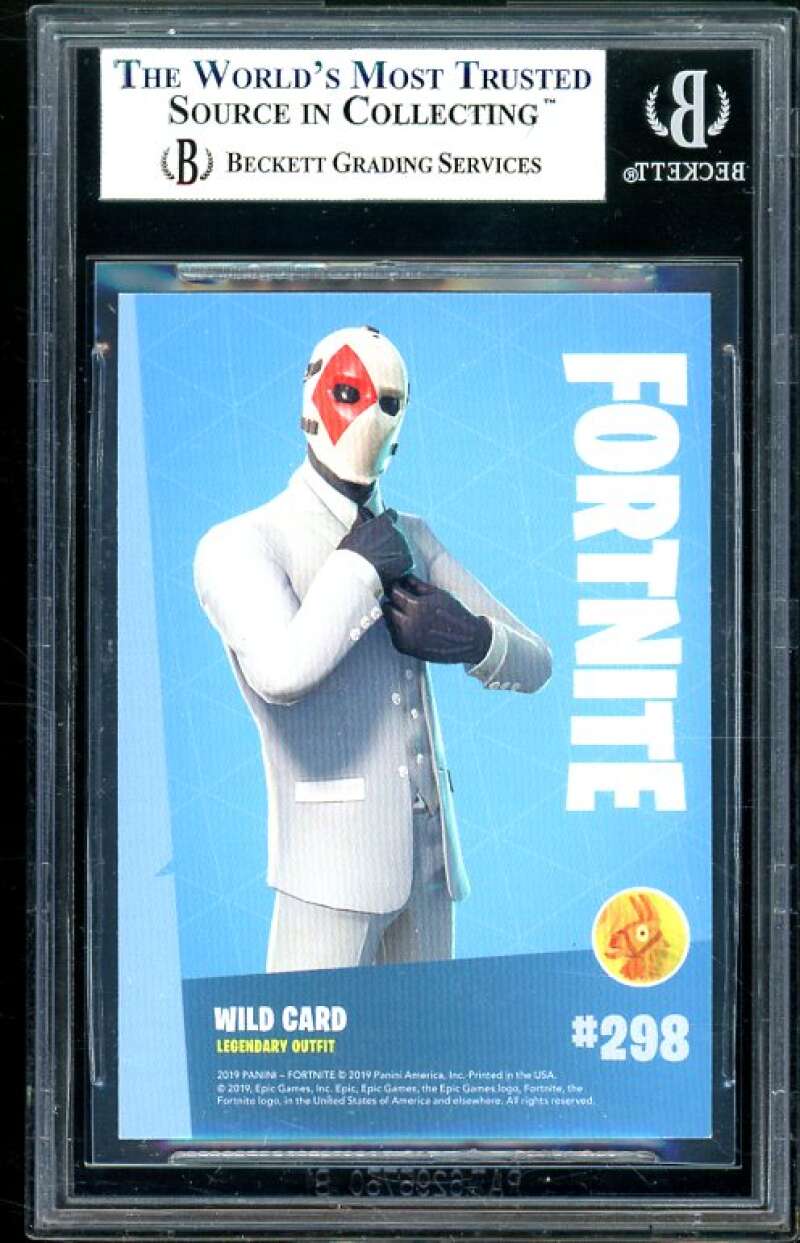 Wild Card Card 2019 Fortnite Series 1 Holofoil USA #298 (pop 1) BGS 9 Image 2